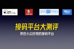 接码网站：接码平台合集，测评6个稳定接码渠道（免费分享）